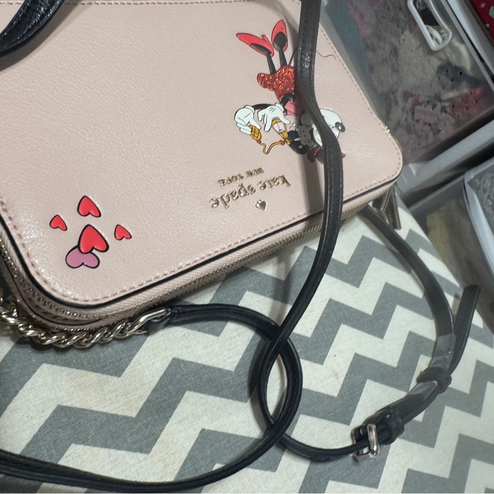 kate spade Blush and Black Crossbody Bag - Picture 7 of 9